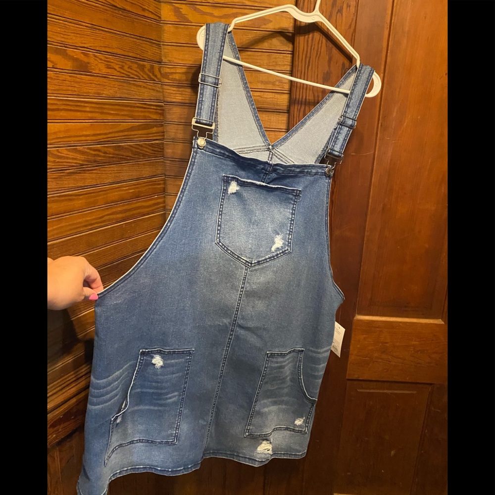 NWT SO 3X Overall Dress